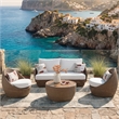 Signature Design by Ashley Mesquite Salt Outdoor Loveseat Set (Set of 3)