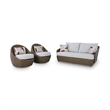 Signature Design by Ashley Mesquite Salt Outdoor Loveseat Set (Set of 3)