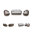 Signature Design by Ashley Mesquite Salt Outdoor Loveseat Set (Set of 3)