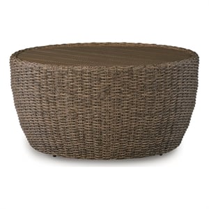 Signature Design by Ashley Mesquite Salt Outdoor Coffee Table