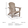 Signature Design by Ashley Atoll Calyx Adirondack Chair