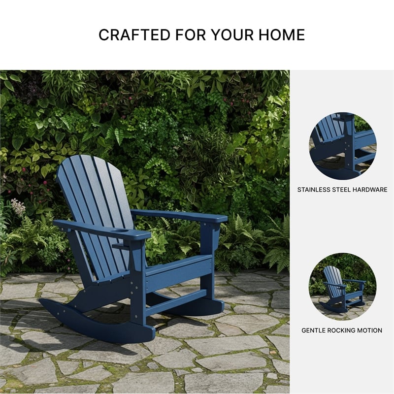 Signature Design by Ashley Atoll Calyx Outdoor Rocking Chair