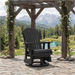 Signature Design by Ashley Lapis Rain Outdoor Swivel Glider Chair