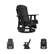 Signature Design by Ashley Lapis Rain Outdoor Swivel Glider Chair
