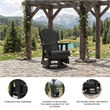 Signature Design by Ashley Lapis Rain Outdoor Swivel Glider Chair