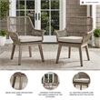 Signature Design by Ashley Carob Fell Arm Chair with Cushion (Set of 2)