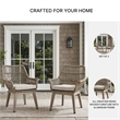 Signature Design by Ashley Carob Fell Arm Chair with Cushion (Set of 2)