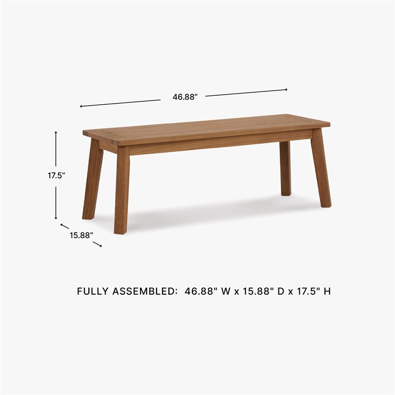 Signature Design by Ashley Quince Whorl Outdoor Dining Bench