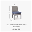 Signature Design by Ashley Gale Limestone Outdoor Side Chair (Set of 2)