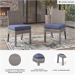 Signature Design by Ashley Gale Limestone Outdoor Side Chair (Set of 2)