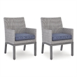 Signature Design by Ashley Gale Limestone Outdoor Arm Chair (Set of 2)