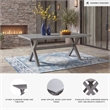 Signature Design by Ashley Gale Limestone Outdoor Dining Table