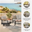 Signature Design by Ashley Virga Zinc Outdoor Sofa/Chairs/Table (Set of 4)