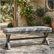 Signature Design by Ashley Inlet Nettle Outdoor Bench with Cushion