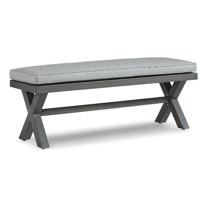 Signature Design by Ashley Inlet Nettle Outdoor Bench with Cushion