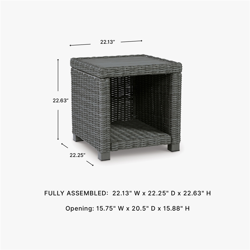 Signature Design by Ashley Inlet Nettle Outdoor End Table