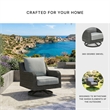 Signature Design by Ashley Inlet Nettle Outdoor Swivel Lounge with Cushion