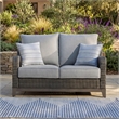 Signature Design by Ashley Inlet Nettle Outdoor Loveseat with Cushion