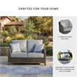 Signature Design by Ashley Inlet Nettle Outdoor Loveseat with Cushion