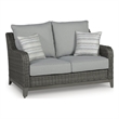 Signature Design by Ashley Inlet Nettle Outdoor Loveseat with Cushion