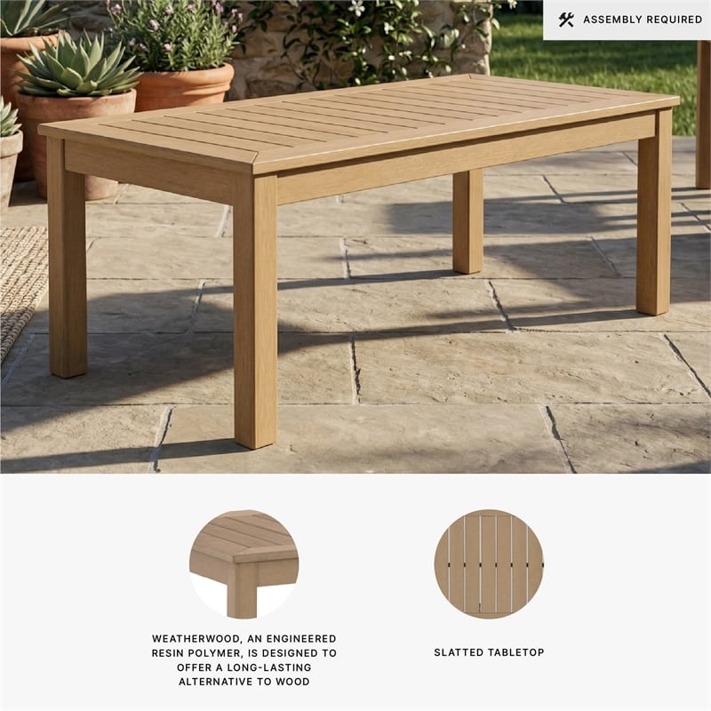 Signature Design by Ashley Myrtle Shore Outdoor Coffee Table