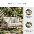 Signature Design by Ashley Myrtle Shore Outdoor Loveseat with Cushion