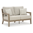 Signature Design by Ashley Myrtle Shore Outdoor Loveseat with Cushion