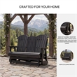 Signature Design by Ashley Lapis Rain Outdoor Glider Loveseat