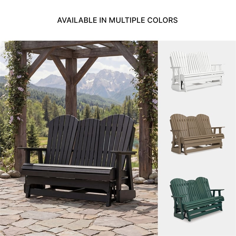 Signature Design by Ashley Lapis Rain Outdoor Glider Loveseat