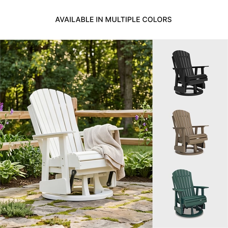 Signature Design by Ashley Lapis Rain Outdoor Swivel Glider Chair