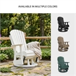 Signature Design by Ashley Lapis Rain Outdoor Swivel Glider Chair