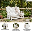 Signature Design by Ashley Lapis Rain Outdoor Glider Loveseat