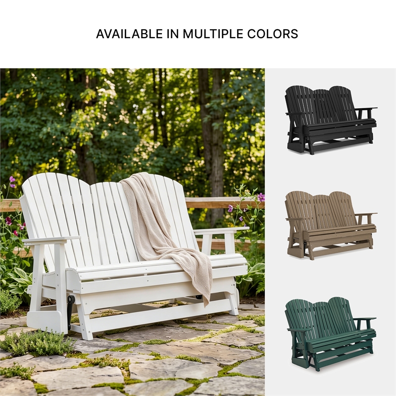 Signature Design by Ashley Lapis Rain Outdoor Glider Loveseat