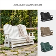 Signature Design by Ashley Lapis Rain Outdoor Glider Loveseat