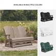 Signature Design by Ashley Lapis Rain Outdoor Glider Loveseat