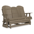 Signature Design by Ashley Lapis Rain Outdoor Glider Loveseat