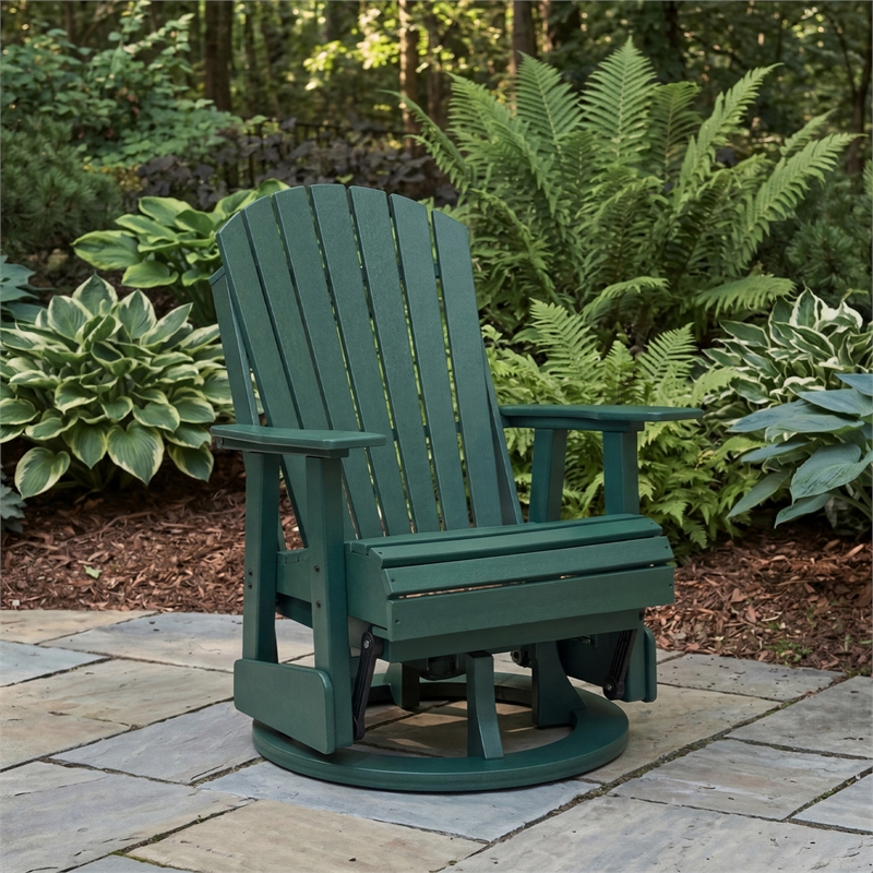 Signature Design by Ashley Lapis Rain Outdoor Swivel Glider Chair