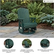 Signature Design by Ashley Lapis Rain Outdoor Swivel Glider Chair