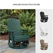 Signature Design by Ashley Lapis Rain Outdoor Swivel Glider Chair