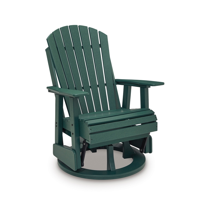 Signature Design by Ashley Lapis Rain Outdoor Swivel Glider Chair