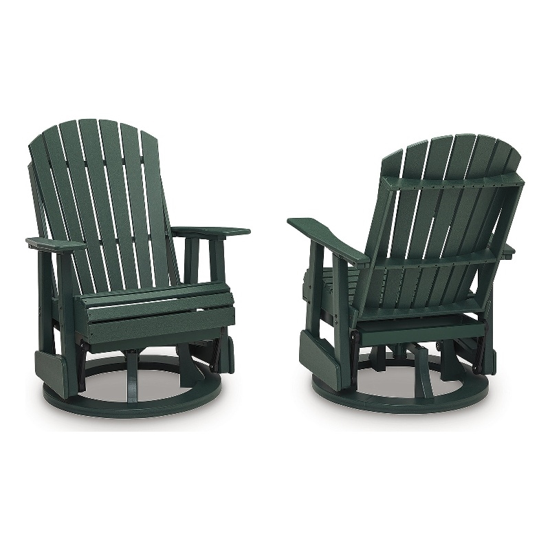 Signature Design by Ashley Lapis Rain Outdoor Swivel Glider Chair