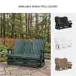 Signature Design by Ashley Lapis Rain Outdoor Loveseat Glider