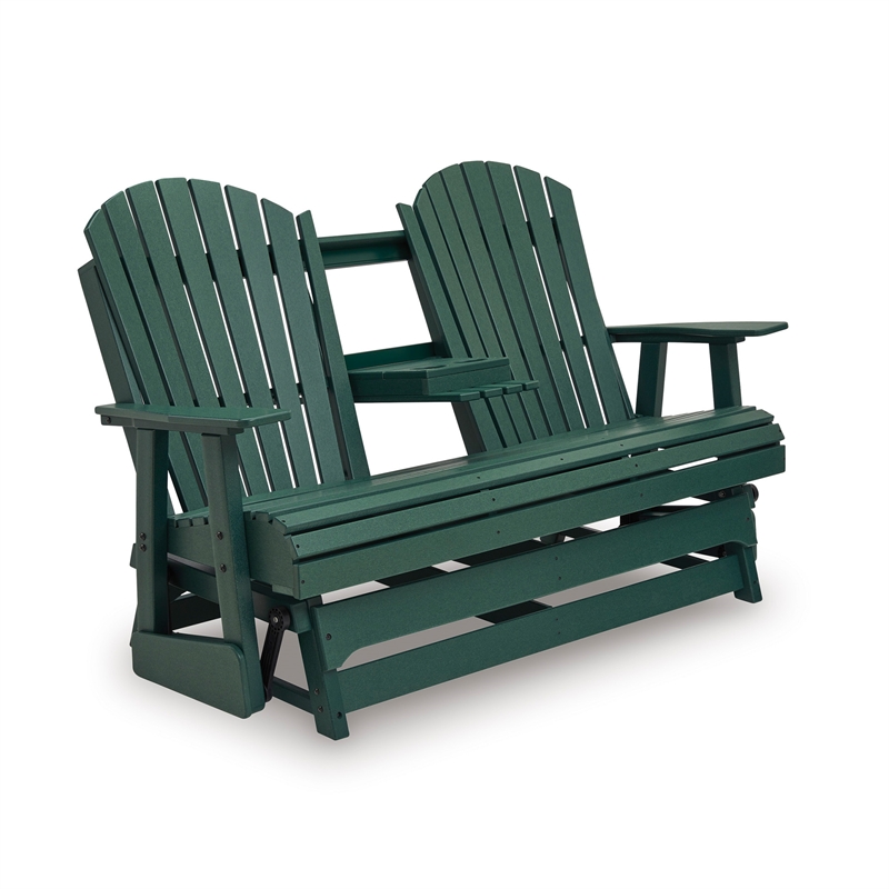 Signature Design by Ashley Lapis Rain Outdoor Loveseat Glider
