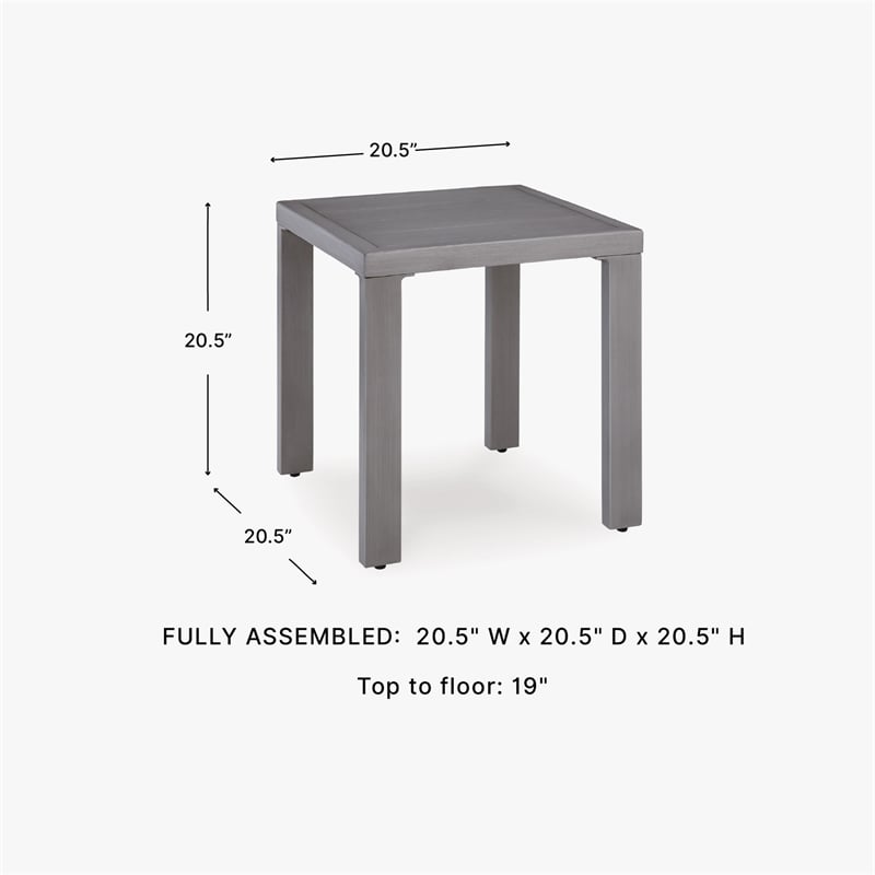 Signature Design by Ashley Gale Limestone Outdoor End Table