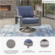 Signature Design by Ashley Gale Limestone Outdoor Swivel Lounge Chair