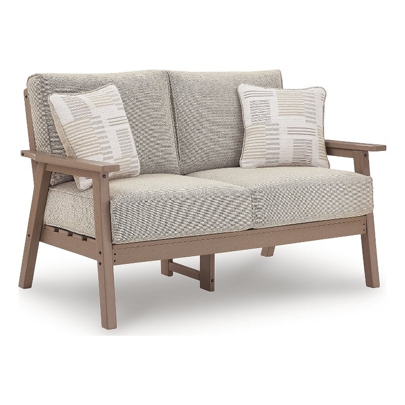 Signature Design by Ashley Larkspur Ravine Outdoor Loveseat with Cushion