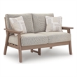 Signature Design by Ashley Larkspur Ravine Outdoor Loveseat with Cushion