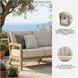 Signature Design by Ashley Myrtle Shore Outdoor Sofa with Cushion