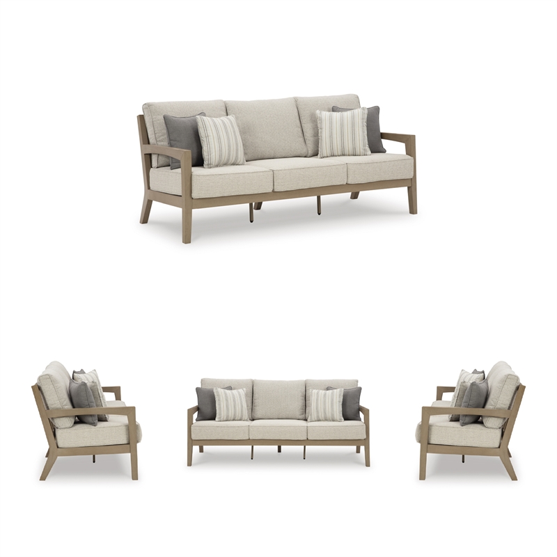 Signature Design by Ashley Myrtle Shore Outdoor Sofa with Cushion