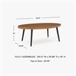 Signature Design by Ashley Needle Snow Outdoor Coffee Table
